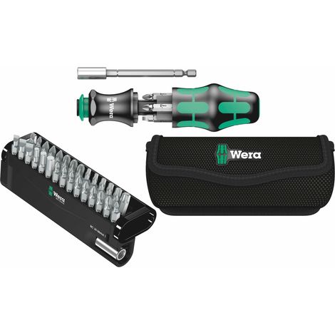 WERA Werkzeug-Set, Kraftform Kompakt 28 + Bit-Check 30 Metal 1, 36-teilig (1/5)