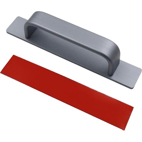 Tirador de armario contemporáneo para puertas de cristal - Gris