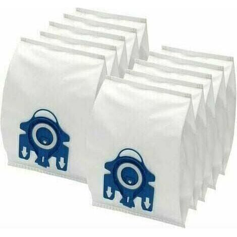 10 bolsas de repuesto para aspiradoras Miele HyClean 3D Efficiency GN, Complete C2 C3, Classic C1, S2000 S5000 S8000.