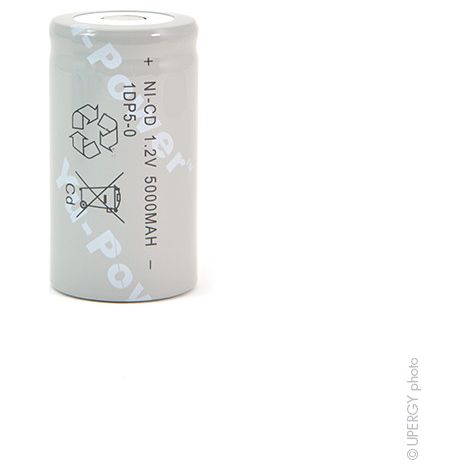 Yuasa - Accu NiCd D 1DP5-0 HD 1.2V 5000mAh FT