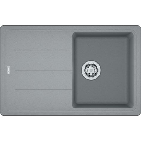 Franke Basis - Fragranit Spülbecken BFG 611-78, 78x50 cm, steingrau 114.0285.186 (1/3)