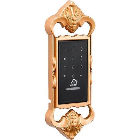 Lecteur de cartes RFID, verrous de sécurité dorés pour armoires de bureau et meubles en bois, adaptés aux salles de sport, appartements, centres de spa, etc. (1/5)