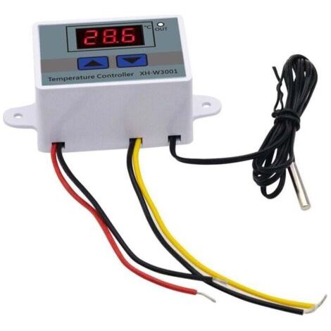 Interrupteur de thermostat XH-W3001 avec sonde étanche pour contrôleur de température à LED - 1pcs (1/5)