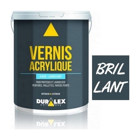 Vernis DURALEX Glacis et Lavabilisant Brillant INCOLORE  Conditionnement: 1 Litre