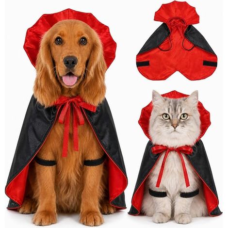 Costume pour chien - Cape avec col et fermeture - Costume pour chiens (S) (1/5)