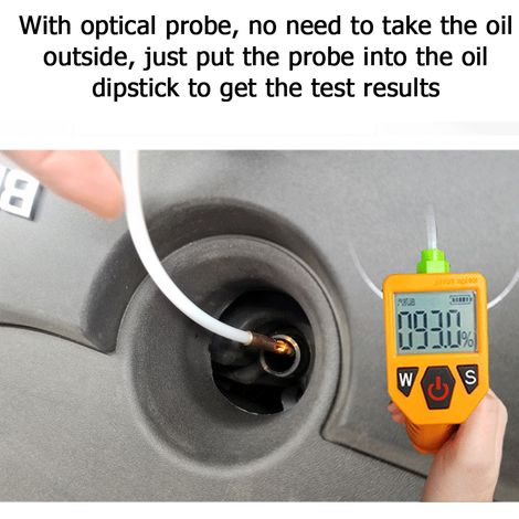 Testeur d'huile moteur pour automobile, détecteur de qualité avec affichage LED, analyseur de gaz, outils de test automobile (1/5)