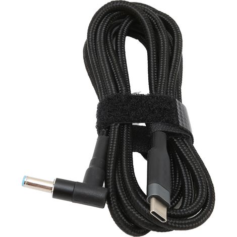 Câble d'alimentation USB-C vers DC 4.5x3.0mm pour ordinateur portable HP - 1 mètre (1/5)