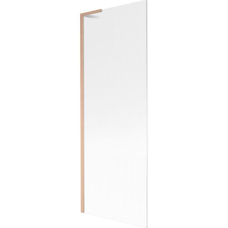 Paroi baignoire Mexen Next L 1 volet 70 x 150 cm, lignes, cuivre brossé - 895-070-000-03-09-65 (1/5)