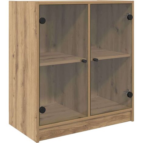 Side Cabinet Artisan Oak 68 x 37 x 75.5 cm Engineered Wood vidaXL