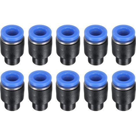 Pack of 10 airtight pneumatic sealing plugs for 6mm compressed air systems (1/5)