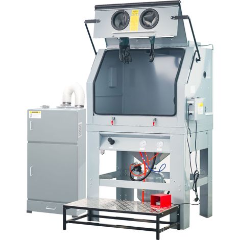 Mw Tools – Cabine de sablage sous pression 990 L – Débit max 230 L/min – Filtre à cartouche avec pré-filtre cyclone – CAHD990FC (1/5)