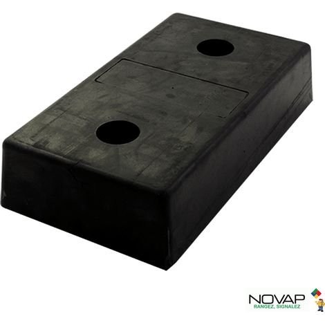 Novap – Butée de quai caoutchouc pour quais jusqu'à 20 accostages – Caoutchouc haute densité – Dimensions 450 x 250 x 102 mm – 6101420 (1/4)