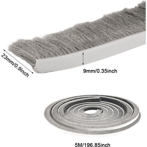 Tür- und Fensterdichtungen, selbstklebende Fensterdichtungsstreifen, PVC- und Aluminiumdichtungen (1/4)