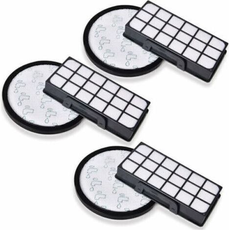 Lot de 3 Filtre pour Aspirateur Rowenta XTrem Power Cyclonic RO6921EA RO6941EA RO6951EARO6954EA RO6962EARO6963EARO6971EA RO6984EA RO6993EA Accessoires Filtres de remplacement (1/5)
