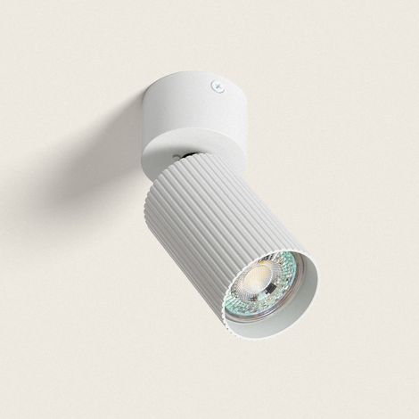 Plafonnier Aluminium Aritz 1 Spot Blanc (1/5)