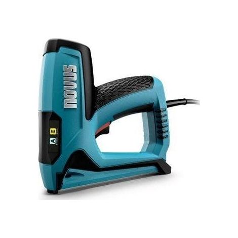 Novus J-120 Grapadora eléctrica negra compacta y potente (1/3)