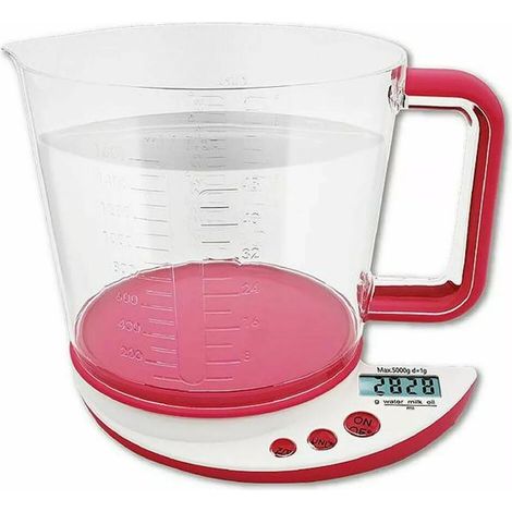 Bilancia da Cucina Digitale con Caraffa Rimovibile 5KG