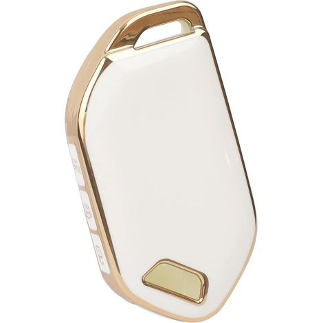 Coque de clé de voiture en TPU pour Kia Picanto Ev9 Sorento 2024, modèle conçu pour et conserver les clés de voiture (blanc) (1/5)