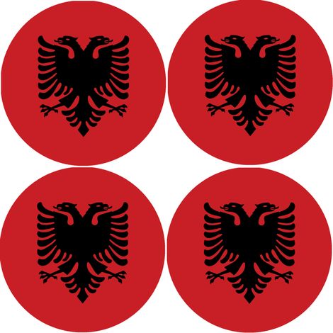 Set de 4 dessous de verres Albanie Cbkreation (1/2)