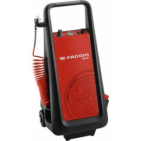 Facom – Dispositif de purge des freins 10L – Pompe 1,5L/min – Pression réglable 0,5 à 4 bars – Connexion 12V – Affichage automatique (1/2)