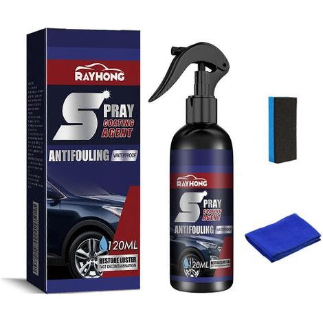 Spray de revêtement céramique 3 en 1 pour voiture. cire professionnelle. produits d'entretien automobile (1/5)