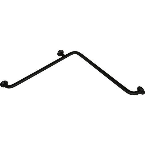 Presto Barra de apoyo ángulo horizontal inox negro (1/2)