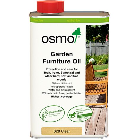 Osmo Garden Furniture Oil - Satin - 1 Litre