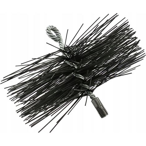 Kaminbürste geko chimney cleaning brush PVC 175 mm langlebig