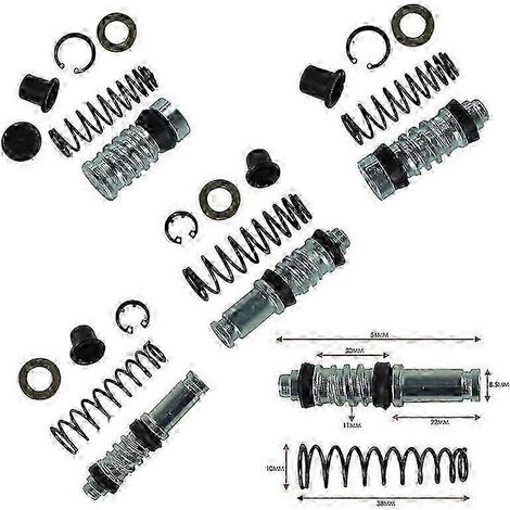 Pièces de rechange pour pompe supérieure de moto, kit de réparation de pompe de frein hydraulique, pompe de frein à pied monobloc, joint d'huile de pompe de frein ( ) (1/5)