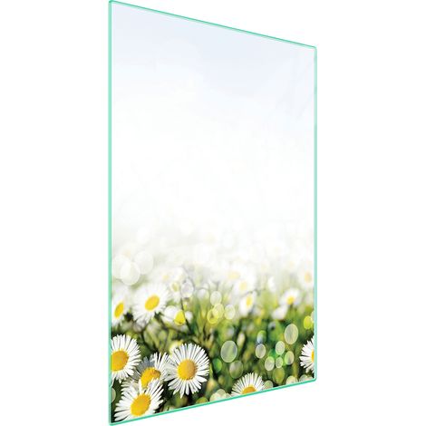 TAGLIERE IN VETRO 35x52 Fiori (1/5)