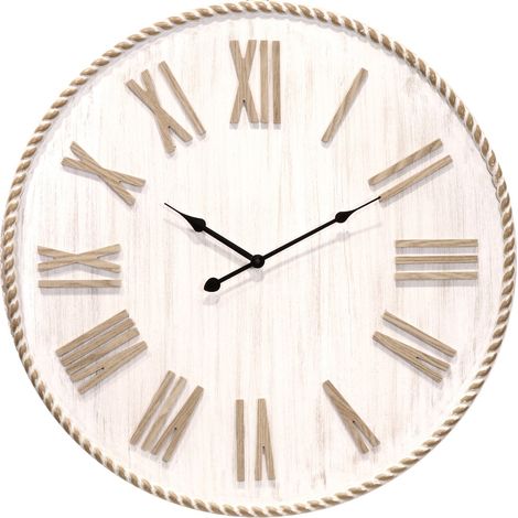 Orologio in MDF dal design moderno e corda decorativa - NUOVO