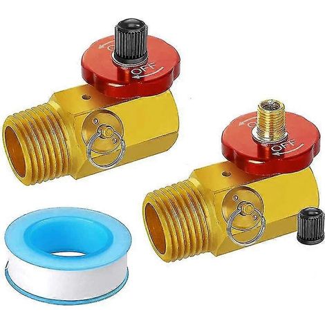 Tankverteiler mit Anschluss, Sicherheitsventil und Behälter 1/2 Zoll Npt x 1/4 Zoll Npt Schlauch x 1/8 Inc (1/5)
