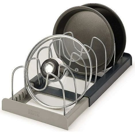 DBBEGK Pot Rack, Pot Rack Kitchen Storage Rack With 7 Adjustable Compartments Perfect For Cooking Utensils Pans, Pots, Lids