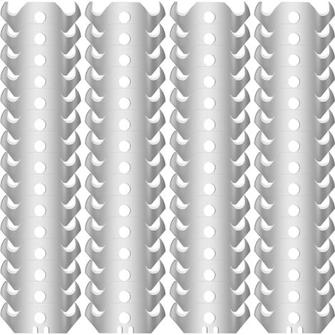 lames à crochet pour couteaux à moquette, trapézoïdales 49 x 32 x 19 mm, épaisseur 0,6 mm, perforées, de rechange emballage, revêtements de sol (1/5)