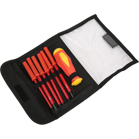 Jeu de 7 tournevis multifonctionnels isolés pour électricien, outils de réparation (1/5)