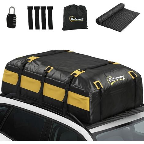 Galerie de toit étanche jaune 595 litres (1/5)