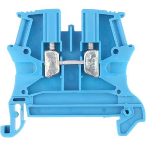 Connettore a 2 fili per binario 4 mm² blu 037101