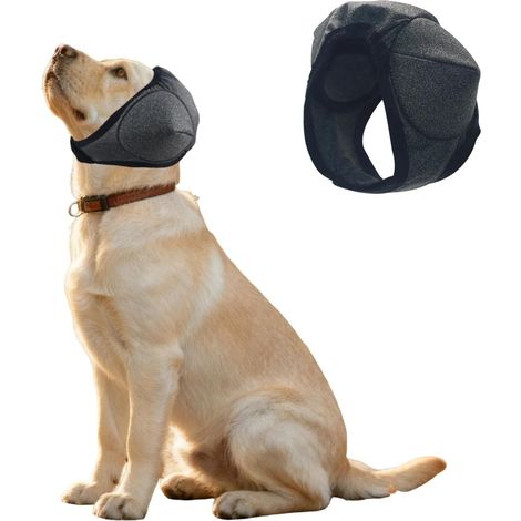 Protège-Oreilles pour Chiens pour Réduction du Bruit, Élastique et Étanche pour Toilettage, Bain, Séchage (1/5)