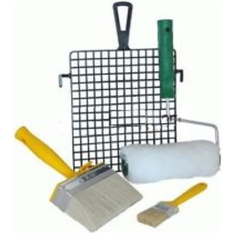 Kit de blanchiment 4 piA ces composA d&39un rouleau de filet de brosse de plafond