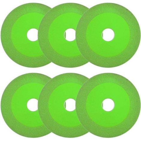 6 pièces Disque Coupe Verre , Disque Diamant Carrelage, Disque Carrelage pour Bouteille, Porcelaine, Jade, Granit, Verre (1/4)