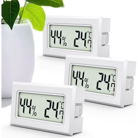 [JAMAIS UTILISÉ] 3 pcs thermomètre hygromètre intérieur: Mesure précise de l'humidité intérieure et thermometre interieur pour la mesure de la température (1/4)