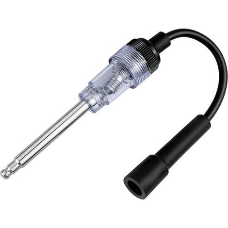 Testeur d'allumage universel - 1 pièce - Plastique acétate - Diagnostic d'étincelle - Moto, voiture, tondeuse à gazon - Noir (1/5)