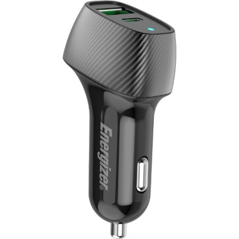 Chargeur voiture - Power Delivery & QC3 - 38W - 1 USB-C & 1 USB-A - black Energizer (1/4)