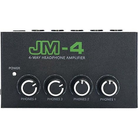 4-Wege-Kopfhörerverstärker, 4 Stereo-HiFi-Kanäle, USB-Audioverstärker für Kopfhörer, US-Stecker. (1/5)