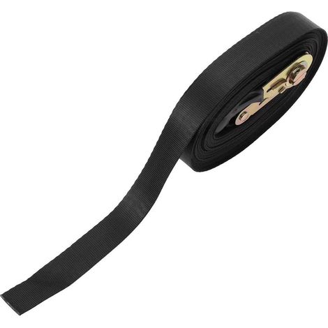 Sangle à cliquet 10m Noir 800kg pour moto, camion, remorque