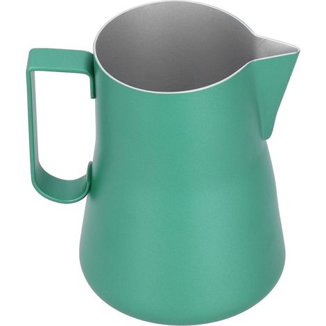 Baratte à lait pour café latte art en acier inoxydable 304 – Pour usage domestique et professionnel, capacité 550ml (Pitcher, couleur vert) (1/5)