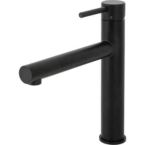 Solido Küchenarmatur CA1116BK ECO Wasserhahn langer Auslauf - druckfest, schwarz matt (1/3)