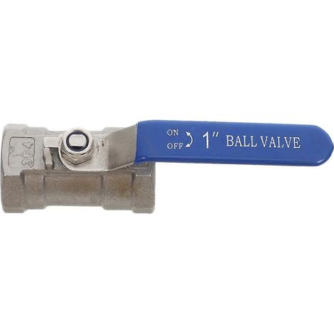 Vanne de distribution d'eau à bille, commande manuelle, 1 pouce, acier inoxydable, pour plomberie domestique et industrielle, fonction d'arrêt, lot de 1 (1/5)