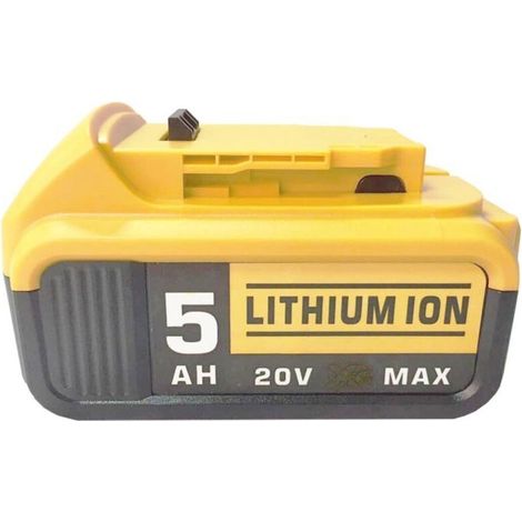 Batterie lithium-ion remplaçable pour outils électriques Dewat – Modèles DCB200, DCB203, DCB204, DCB205, DCB206 – Haute capacité, recharge rapide (1/5)