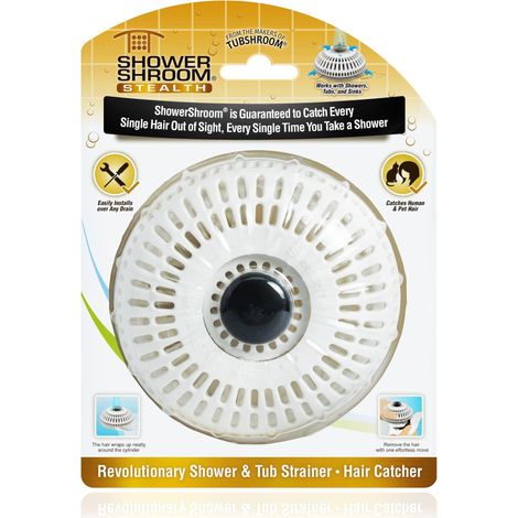 Attrape-Cheveux de Douche furtif – Bouchon pour Drain de Douche, Baignoire et lavabo de Salle de Bain, n'entrave Pas Le débit d'eau, Attrape-Cheveux pour Baignoire sans Installation (1/5)
